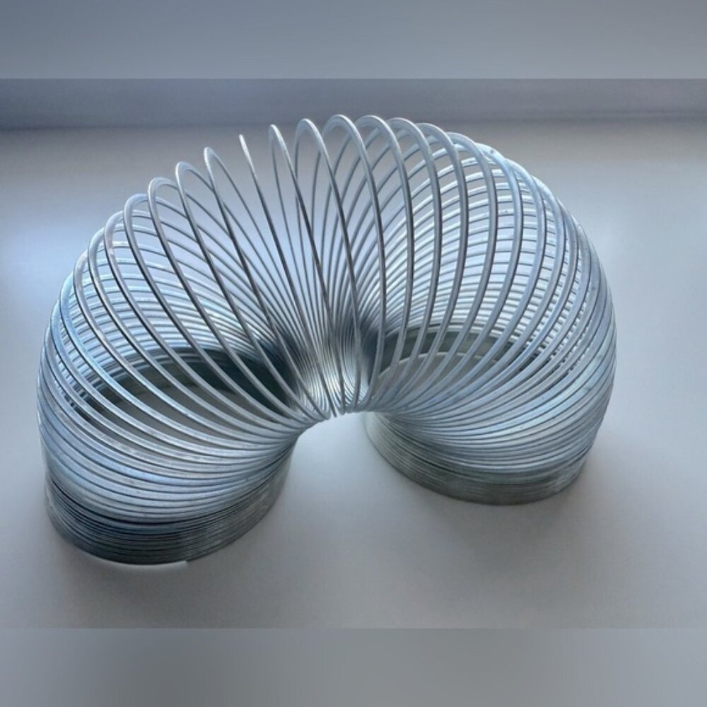 Vintage Original Silver Metal Slinky